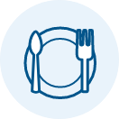 通常有料のカジュアル・ダイニングでのセット・メニュー（クルーズ中2回まで）