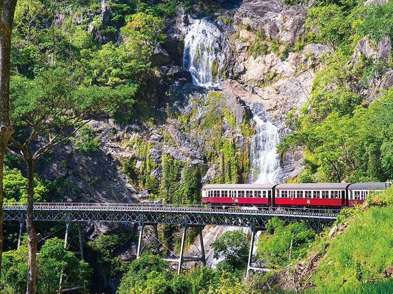 オーストラリア キュランダ鉄道