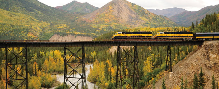 アメリカ アラスカ鉄道