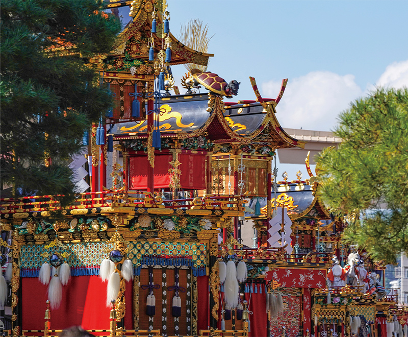 秋の高山祭(八幡祭)