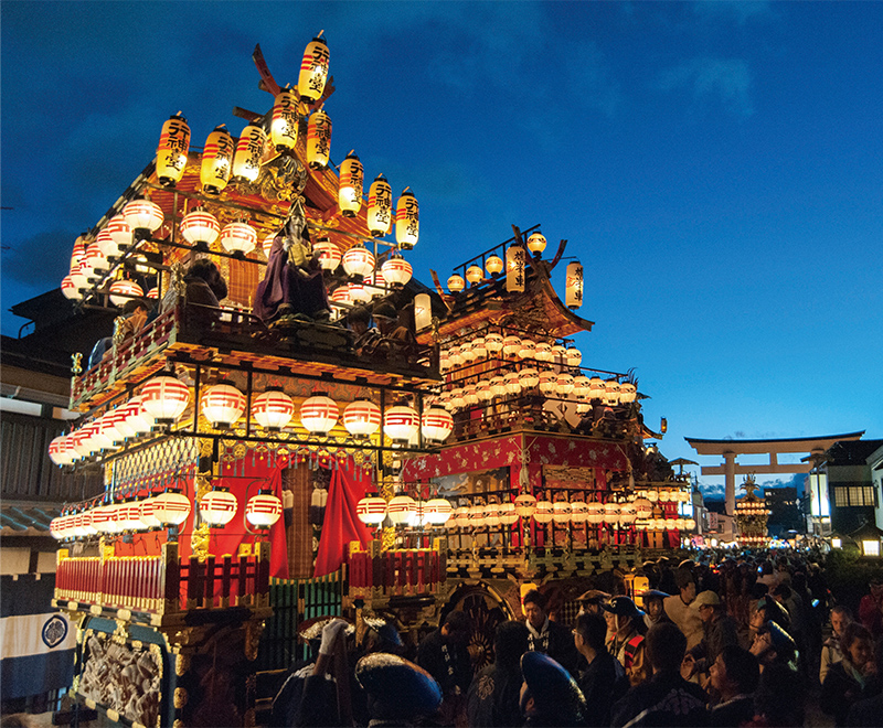 秋の高山祭(八幡祭)